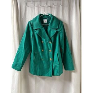 Old Navy Women's Green Peacoat